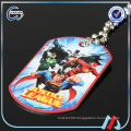 character cartoon dog tag with necklace